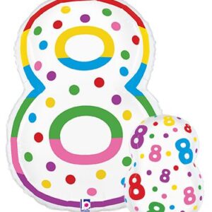 Birthday Number Balloon with Helium