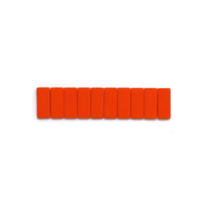 Orange Replacement Eraser Refill Pack of 10
