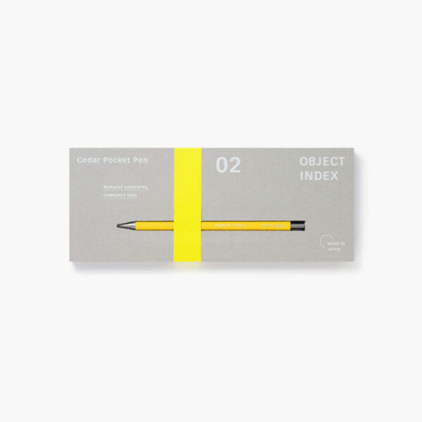 yellow wooden pocket pen - Image 3