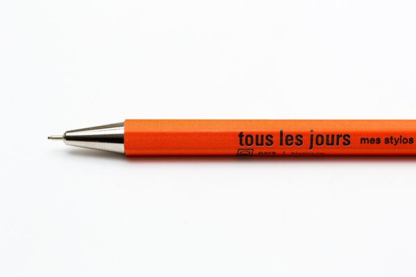 Daily Use Ballpoint Pen Orange - Image 2