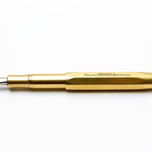 brass sport fountain pen fine