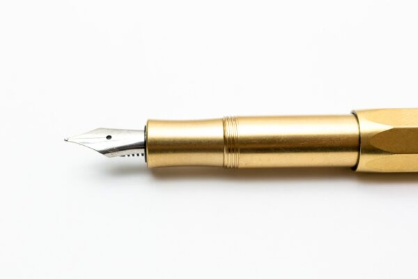 brass sport fountain pen fine - Image 2