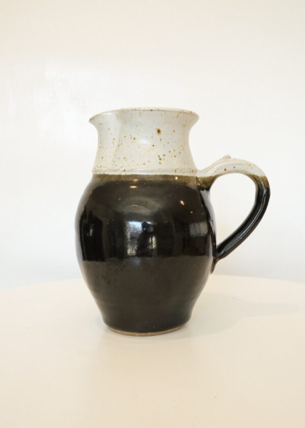 Pottery Pitcher and Glass Set - Image 5