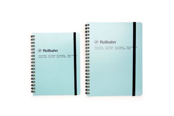 spiral notebook sky blue