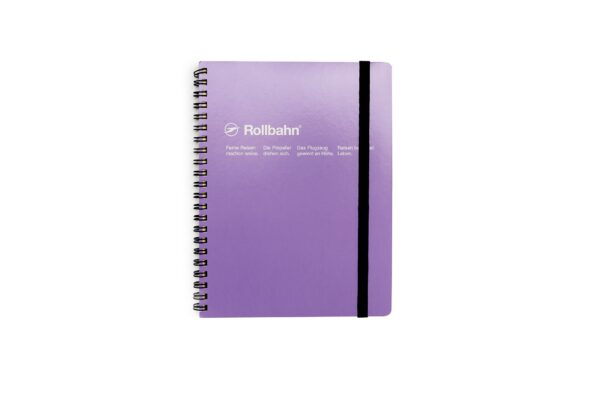 Spiral Notebook Light Purple A5 - Image 2