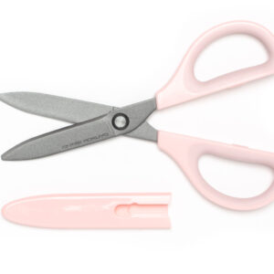 Glue-Resistant Scissors with Fluorine Coating Pink