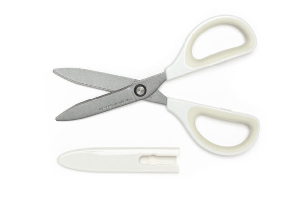 Ergonomic Hybrid Arch Scissors White