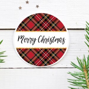 holiday sticker labels set of 24
