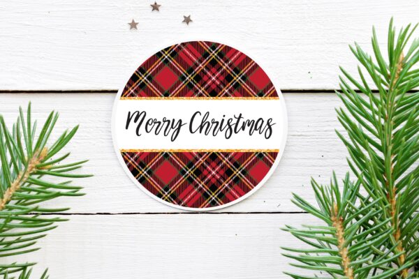 holiday sticker labels set of 24