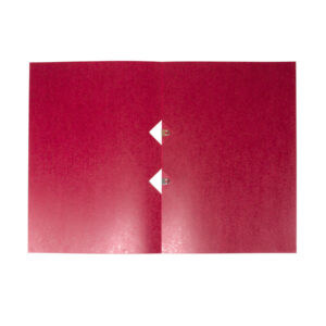 wine red file folder