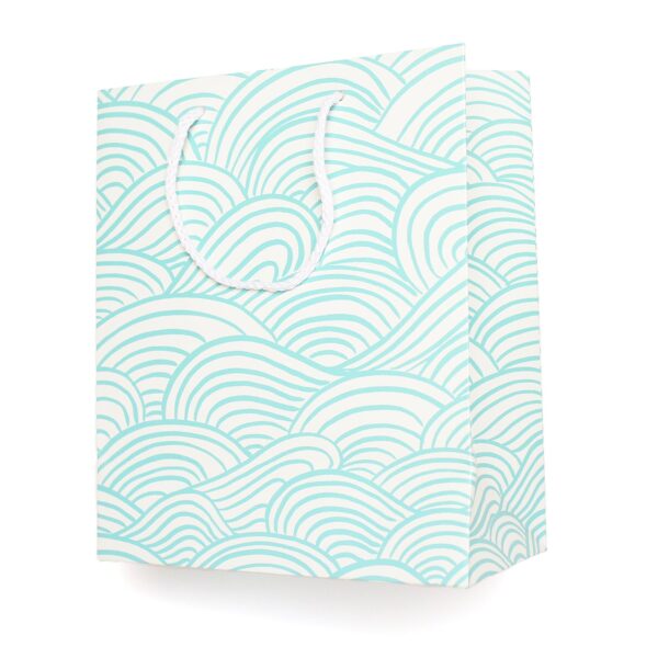 patterned gift bag