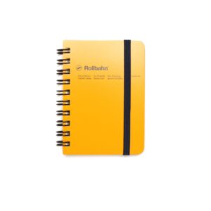 spiral notebook mini memo yellow