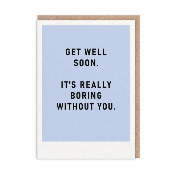 Thoughtful Get Well Soon Card