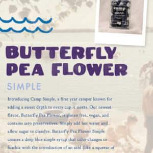 Butterfly Pea Flower Syrup