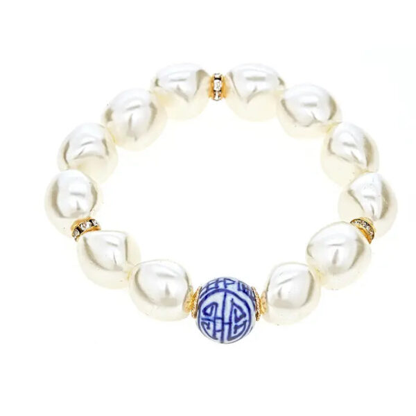 irregular pearl bead bracelet