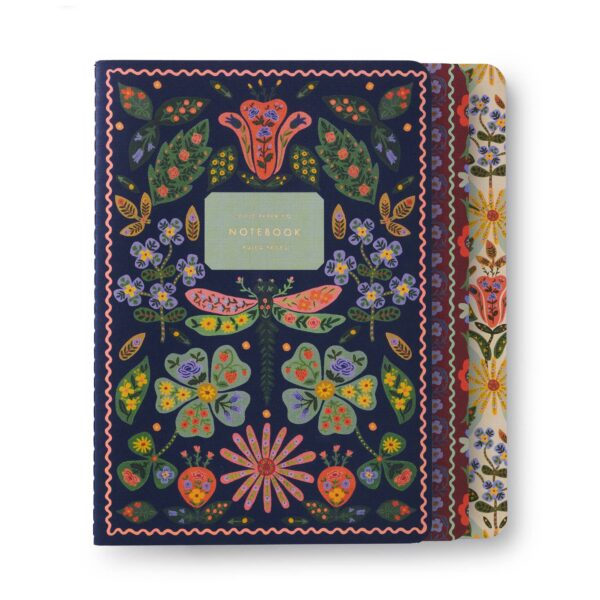 patterned stitch notebook lined