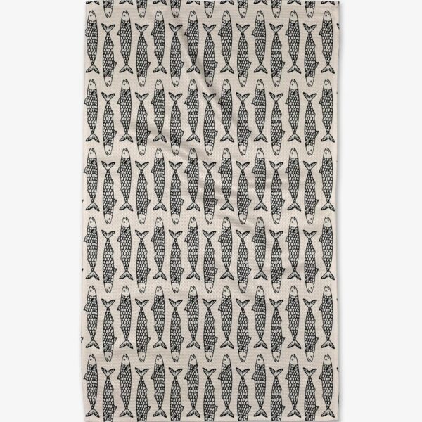 abstract art kitchen towel