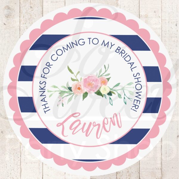 Wedding Favor Sticker Labels Set of 24