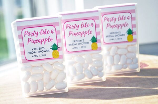 Mint Favor Labels Set of 24