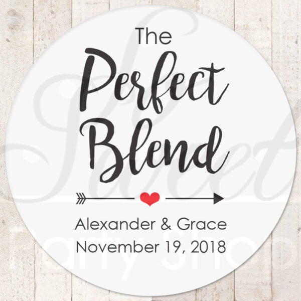 Wedding Favor Stickers Set of 24