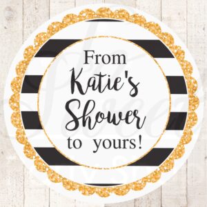 Shower Favor Sticker Labels Set of 24