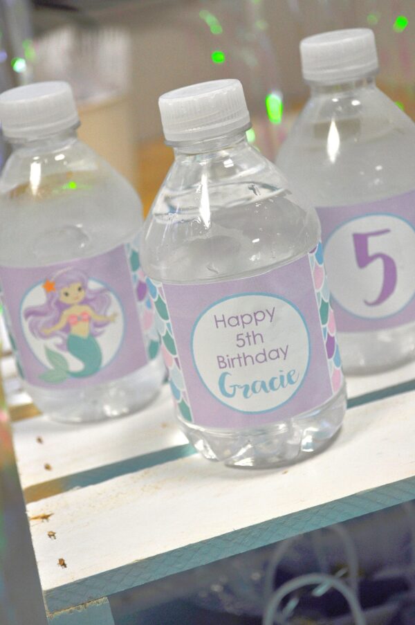 Undersea Theme Drink Labels - Image 6