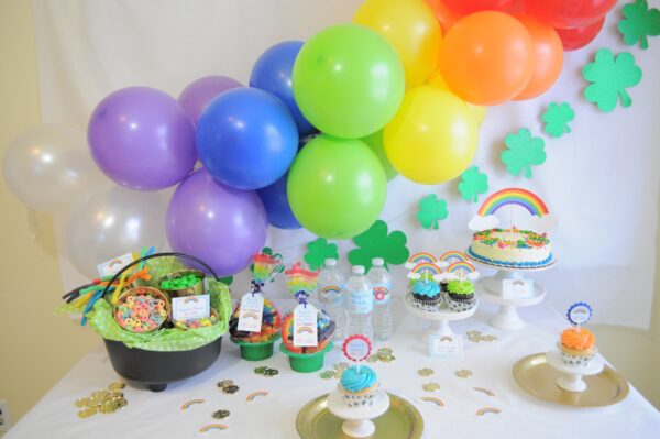 Rainbow Birthday Party Decor Set - Image 4