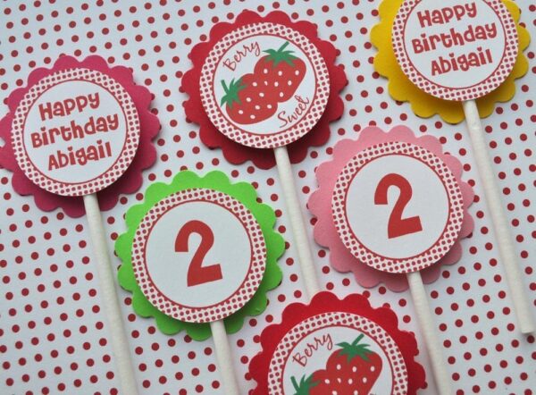Fruit Birthday Decorations Set