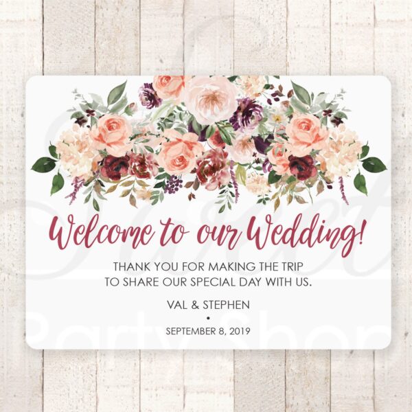 welcome bag stickers set of 12