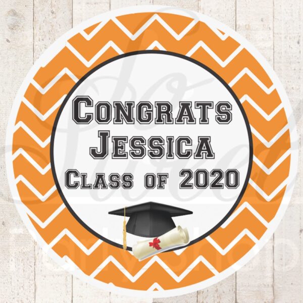 graduation party favors stickers set of 24 labels - Image 2