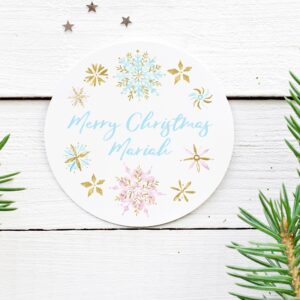 holiday sticker labels