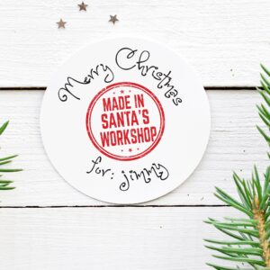 holiday sticker labels set