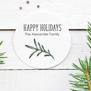 holiday sticker labels