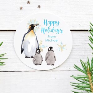 holiday sticker labels
