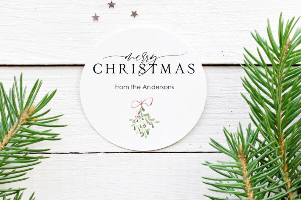 Holiday Sticker Gift Tags and Labels Set