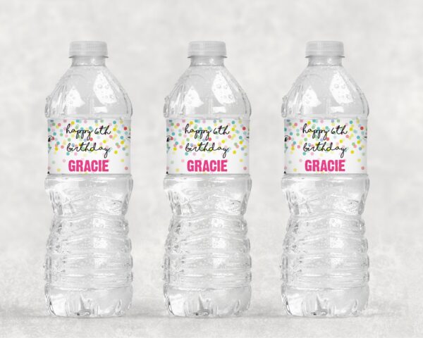Wild Animal Birthday Party Water Bottle Labels Set of 11 - Image 3