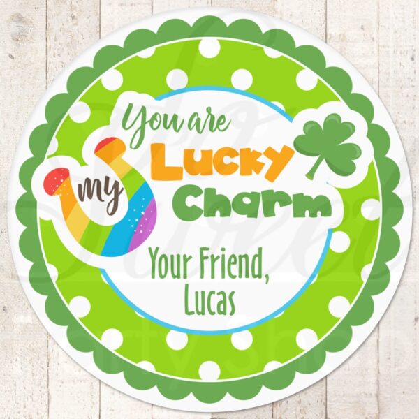 St. Patrick's Day Lucky Charm Stickers