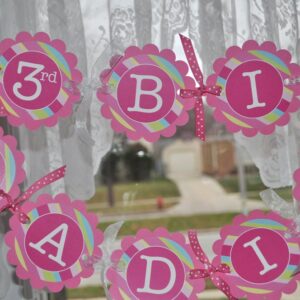 Birthday Favor Sticker Labels Set