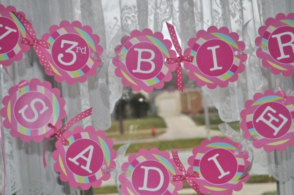 Birthday Favor Sticker Labels Set