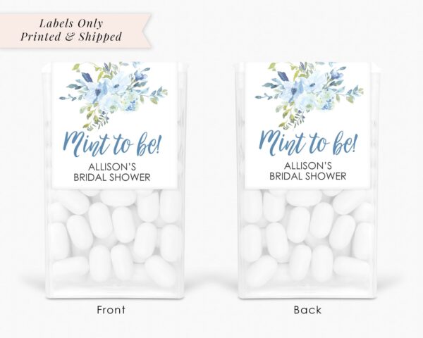 wedding favor mint labels set of 24