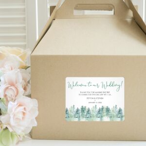 Welcome Gable Boxes and Stickers Set of 6