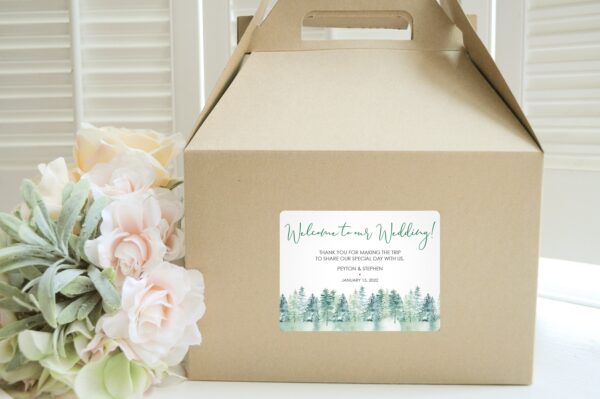 Welcome Gable Boxes and Stickers Set of 6