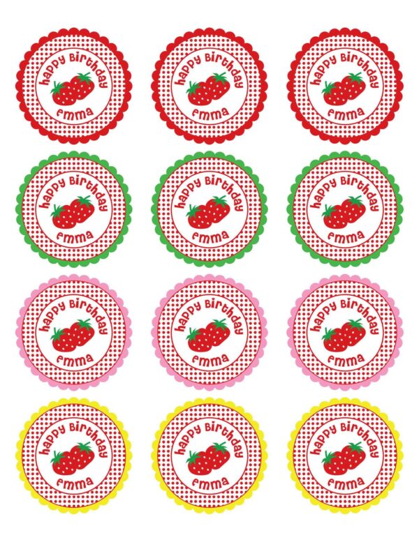 Fruit Birthday Decorations Set - Image 3