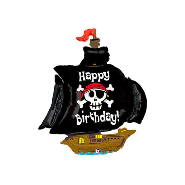 Large Pirate Ship Foil Balloon 46 Inch