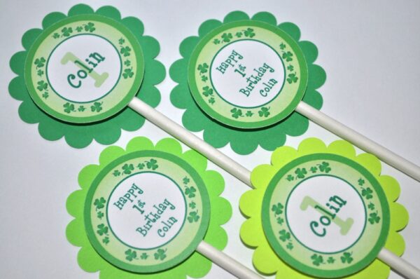 St. Patrick's Day Water Bottle Labels and Decorations Set