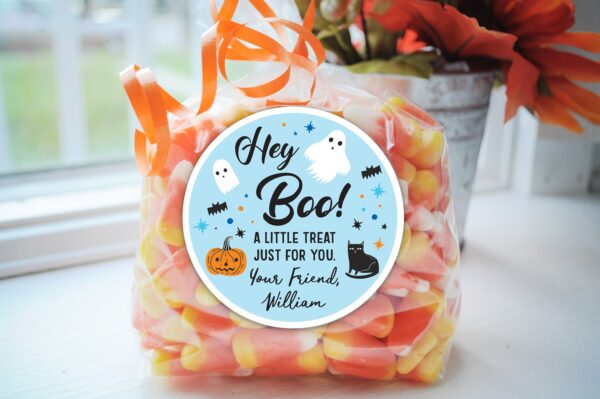 Halloween party treat bag stickers set of 24 - Image 2