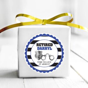 Retirement Celebration Stickers Set of 24