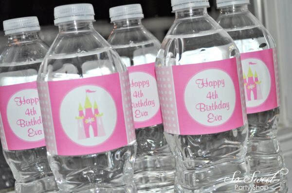 Princess Theme Beverage Wraps Set of 10 - Image 4
