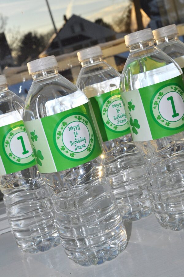 St. Patrick's Day Water Bottle Labels and Decorations Set - Image 4
