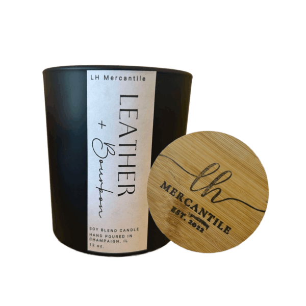 Rugged Leather and Whiskey Candle - Image 2